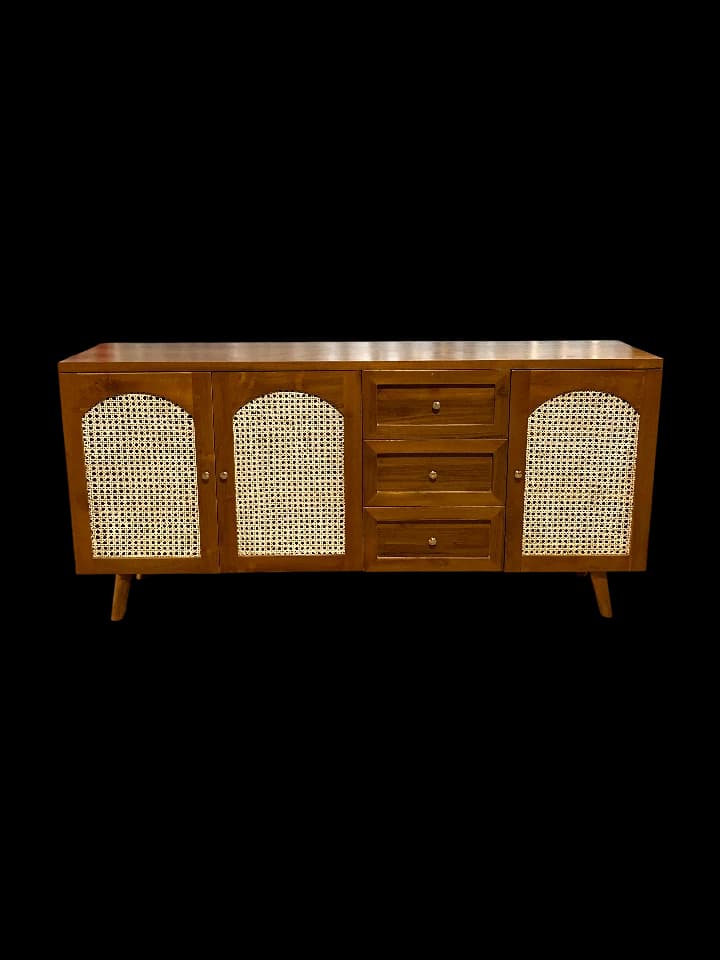 Kabinet TV Minimalis Kayu Jati